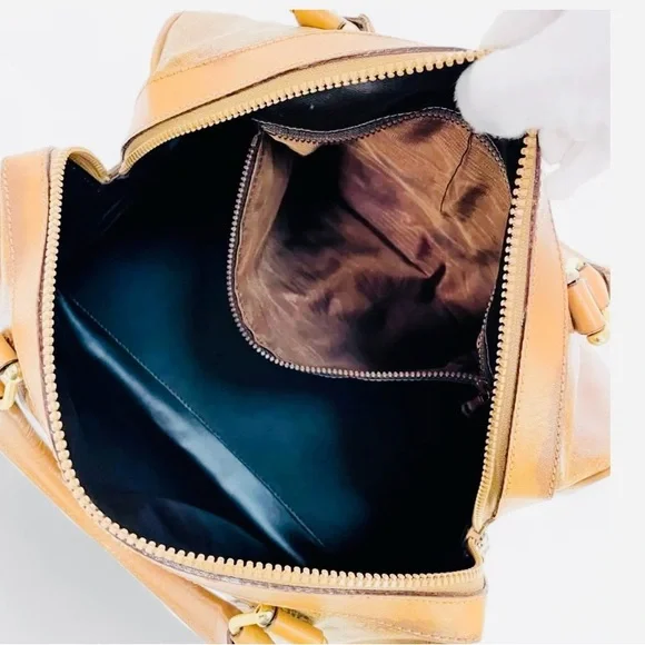 Celine Beige and Tan Satchel - Picture 8 of 16